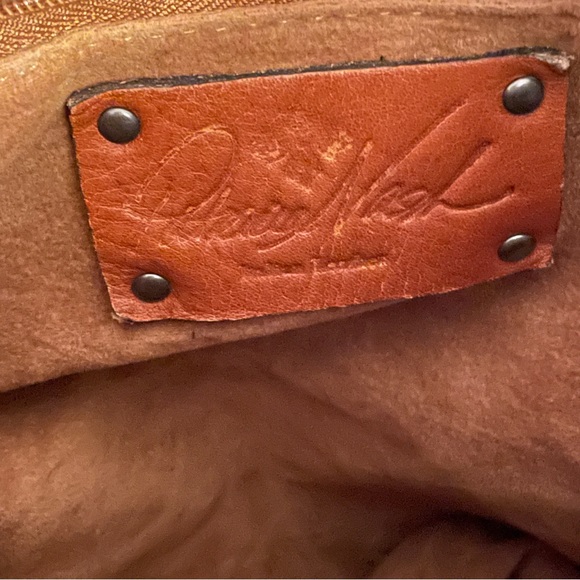 Patricia Nash Bag crossbody saddle bag tooled black leather - Picture 4 of 8